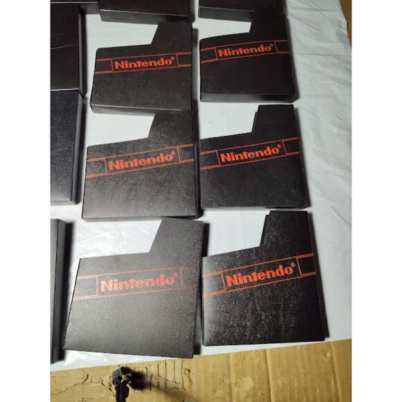 Lot of 17 OEM Nintendo NES Black Dust Jackets - Picture 5 of 10